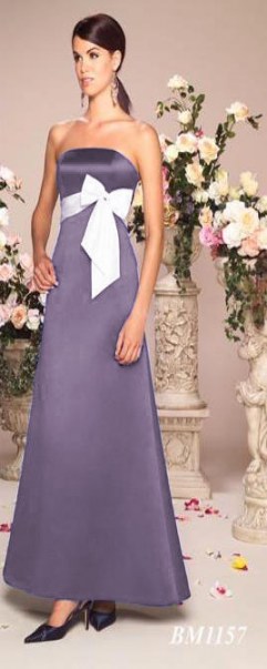Lilac bridesmaid dress - front